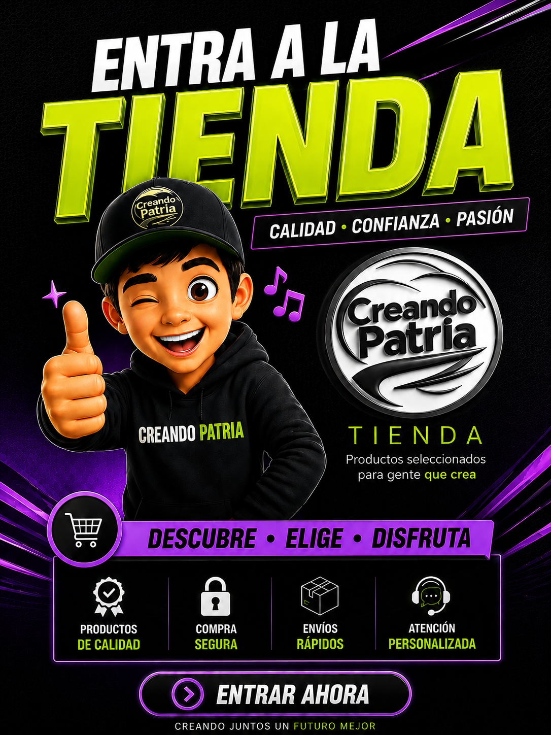 Entra a la tienda Creando Patria
